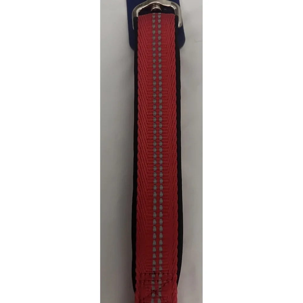 YOULY NEW The Protector 6 Ft Orange Reflective Neoprene Padded Handle Dog Lead
